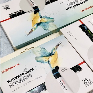 [Miya Himi] Màu nước Miya Set 12/18 màu dạng tuýp (12ml)