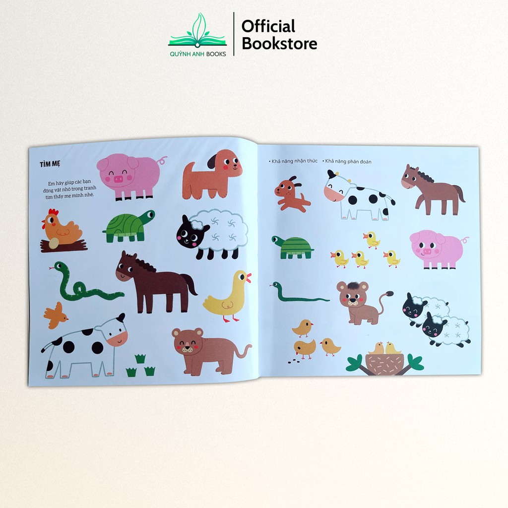 Sách - Sân chơi trí tuệ 5 phút rèn luyện trí não tương tác cho bé 2-6  tuổi  - NPH Pingbooks