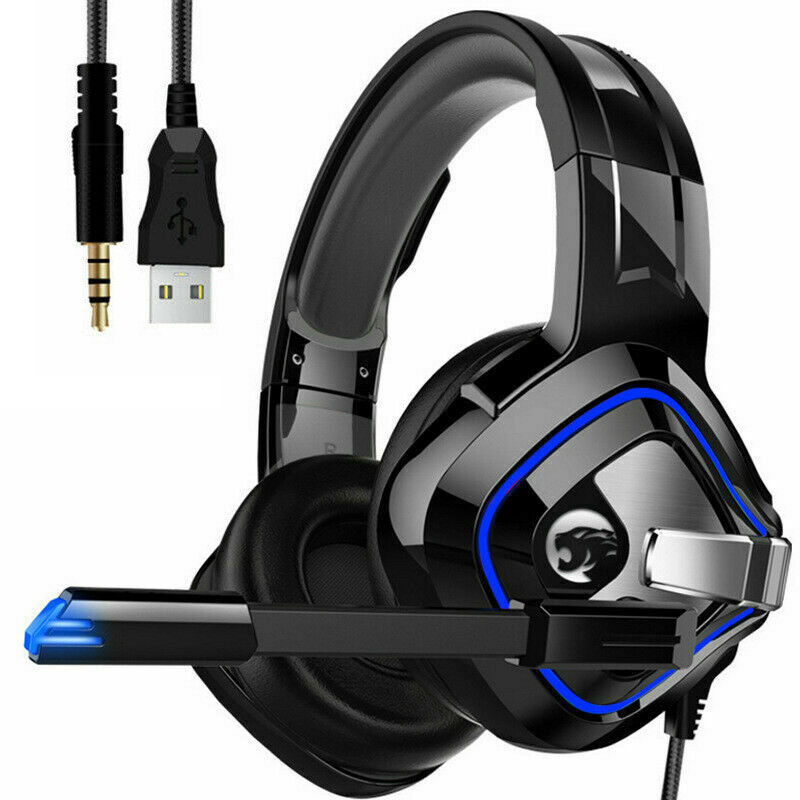 Tai Nghe Trùm Đầu Chơi Game Có Đèn Led 3.5mm Cho Ps4 Xbox One Pc Bj Franchisesy | BigBuy360 - bigbuy360.vn