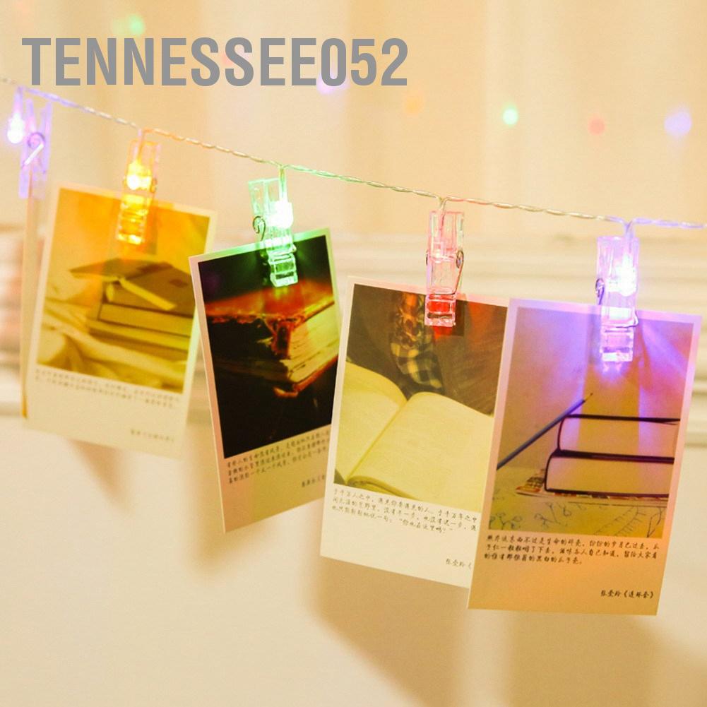 Tennessee052 Photo Clip LED Lamp Ornaments String Lights Party Festival Hanging Decoration Light
