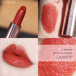 (Kéo qua xem bill🇺🇸) Son Thỏi ColourPop Lux Lipstick (LA LADY - FOOLISH - GALLOP)
