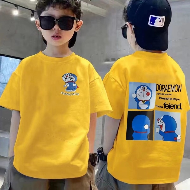 Áo Thun Cotton Tay Lửng Dáng Rộng Thời Trang Mùa Hè Mới 2022 Dành Cho Bé Trai