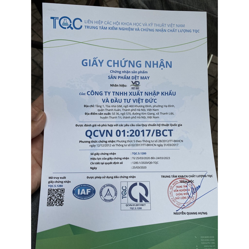 Khẩu trang y tế 4 lớp Việt Đức kháng khuẩn ( Hộp 50 cái)