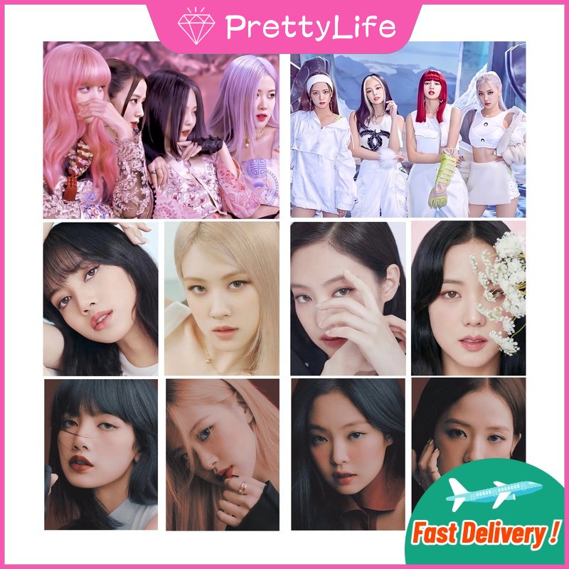 Bộ Tranh Đính Đá 5D Tự Làm Hình Nhóm Nhạc Blackpink Kích Thước 30x40cm / 40x50cm