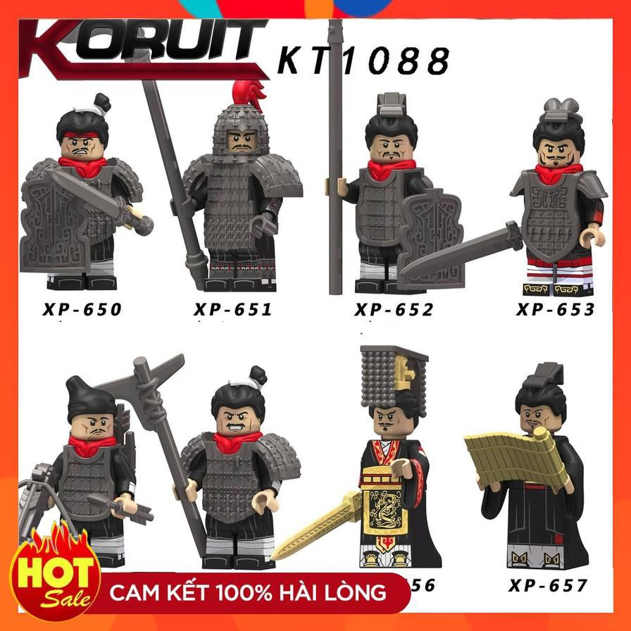 Đồ Chơi Minifigures Binh Lính Tần Vương Tần Thủy Hoàng KT1088