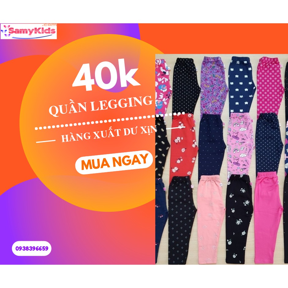 Quần Legging xuất dư xịn cho bé từ 13-20 kg. Hàng quần áo trẻ em xuất khẩu chuẩn Công ty nhé các mẹ