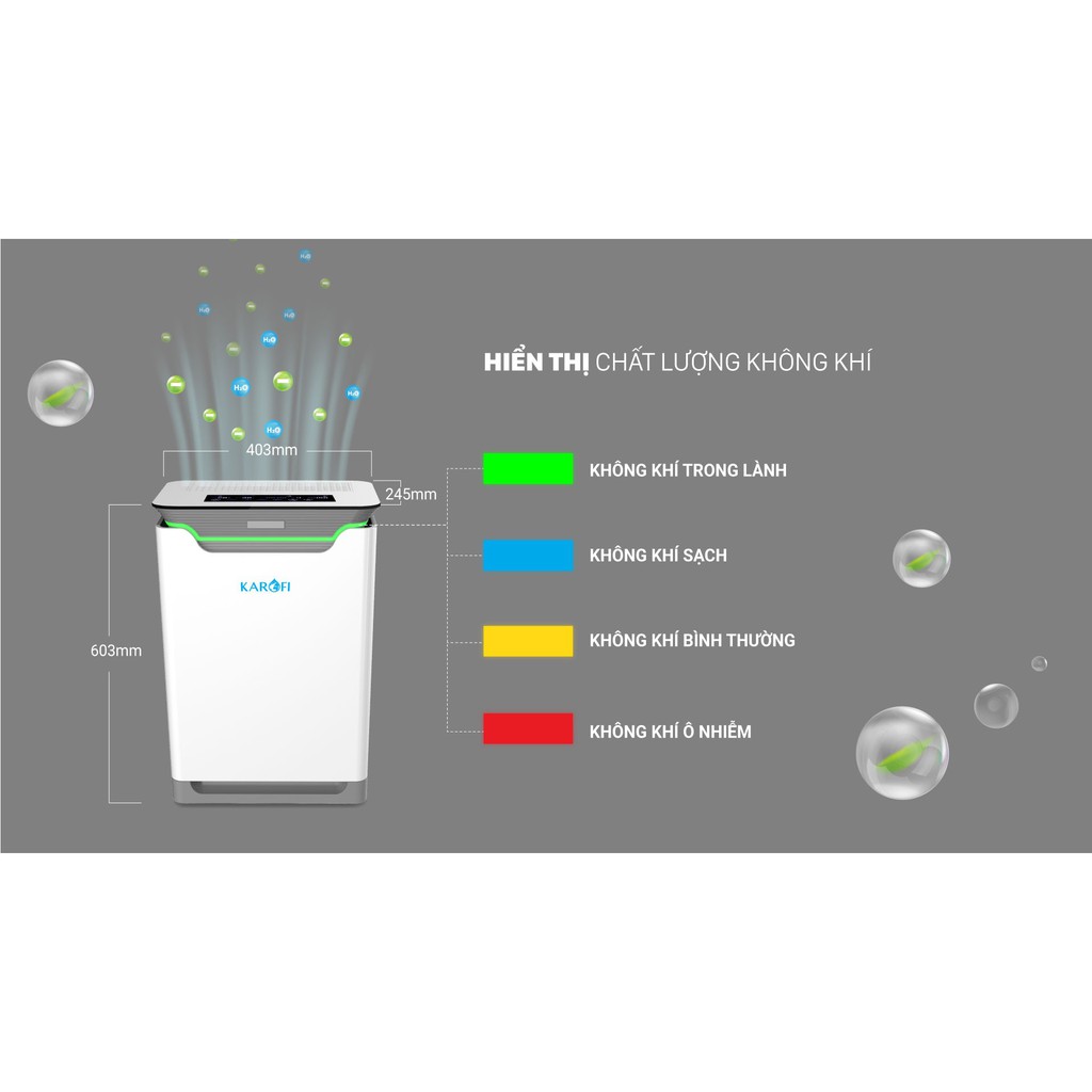 [Mã ELHA22 giảm 5% đơn 300K] Máy Lọc Không Khí Trong Phòng KAROFI KAP-317