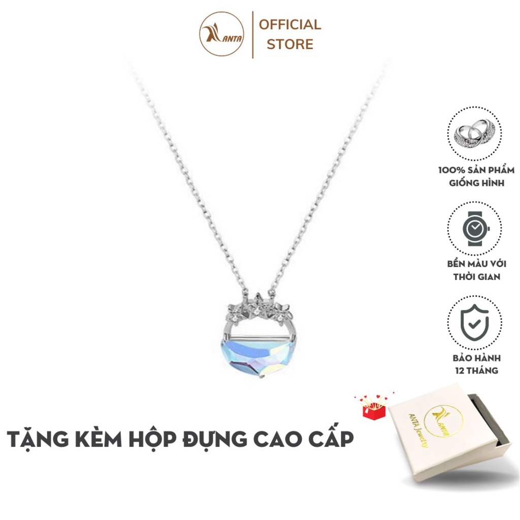 Dây chuyền bạc 925 mặt hình mặt trời thay đổi màu sắc dành cho nữ ANTA Jewelry - ATJ3017