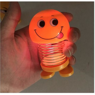 Thú nhún Emoji lò xo lắc đầu mặt cười CÓ ĐÈN LED