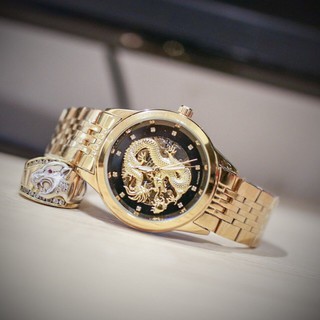 "Trợ Giá Khủng" Đồng Hồ Nam Tevise 9006G Máy Cơ Mặt Rồng Đẳng Cấp Sang Trọng