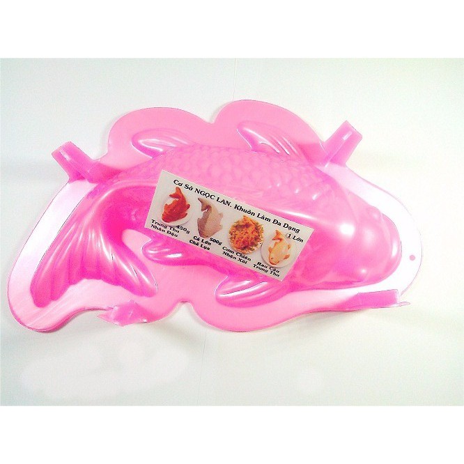 KHUÔN RAU CÂU ÉP XÔI HÌNH CÁ CHÉP 25 x 15 X 7CM Lớn