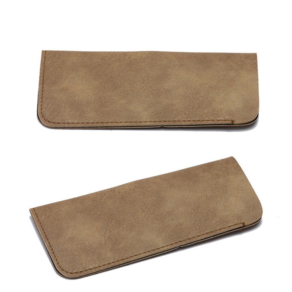 Túi da mềm đựng mắt kính chống thấm nước di động thời trang cho nam và nữ