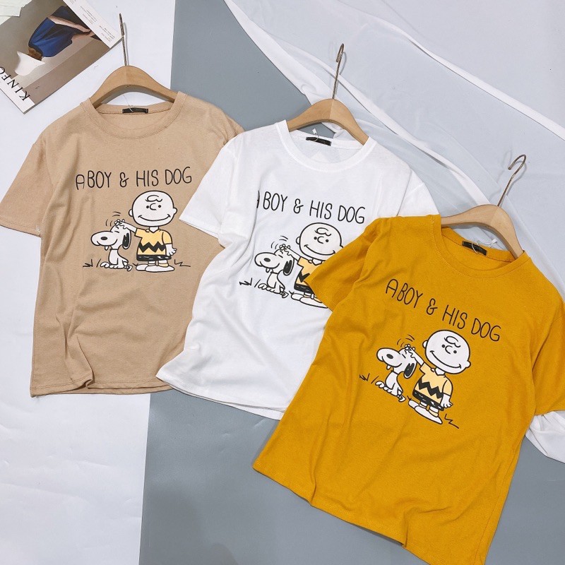 Áo phông teen dáng rộng cổ tròn, Áo thun ngắn tay form rộng dáng dài vải cotton co giãn AP1200 - NhiNhi Shop