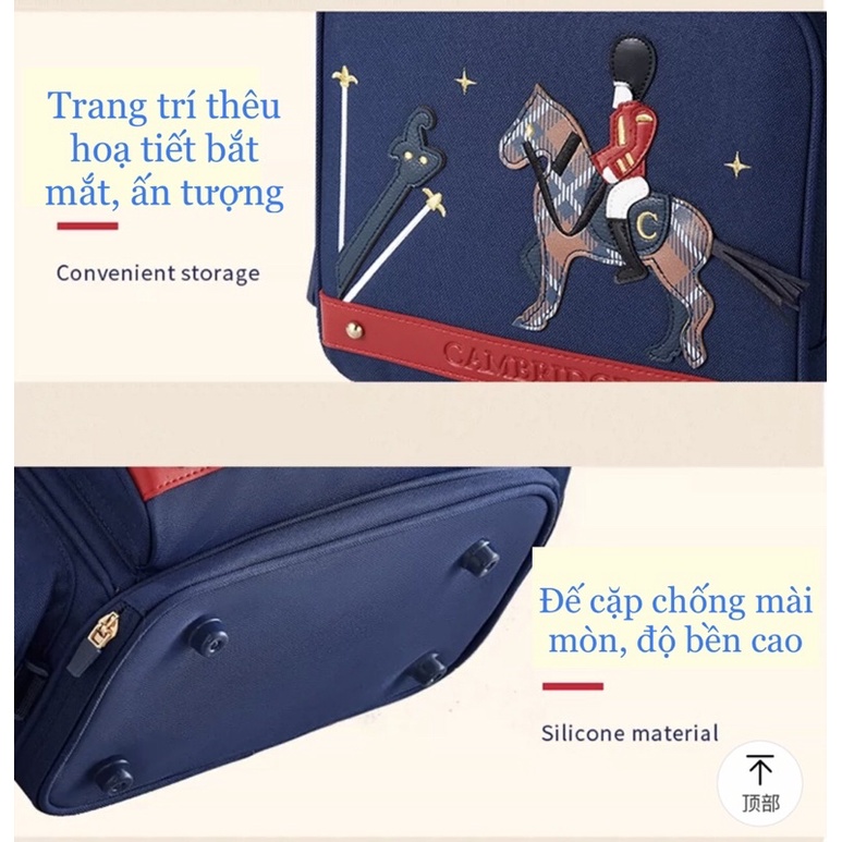 Cặp sách học sinh tiểu học CAMBIRGDE 5