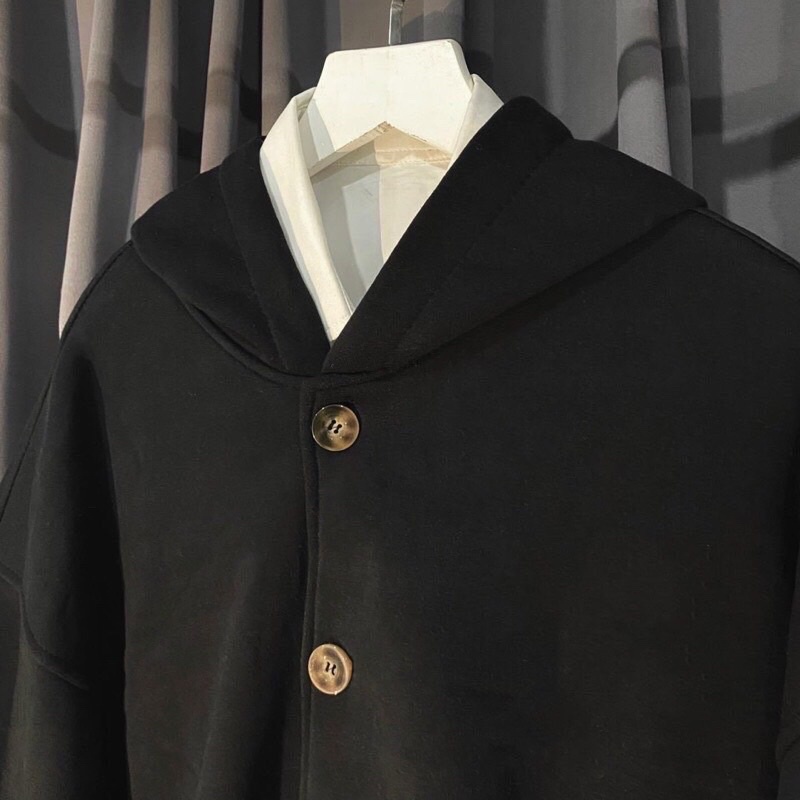 Áo Khoác Nỉ Trơn Unisex - Áo Hoodies Nỉ Form Rộng Nam Nữ Ulzzang
