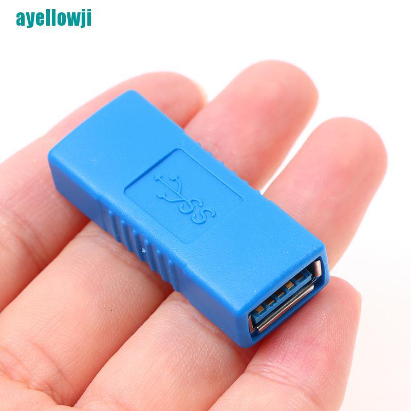 【owj】USB 3.0 Adapter Connector Type A Female to Female Coupler Changer Extender