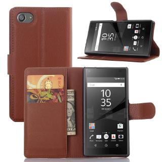 Bao da có ngăn đựng thẻ cho Sony Xperia Z1 Z3 Z5 Compact Mini / Z5 Premium