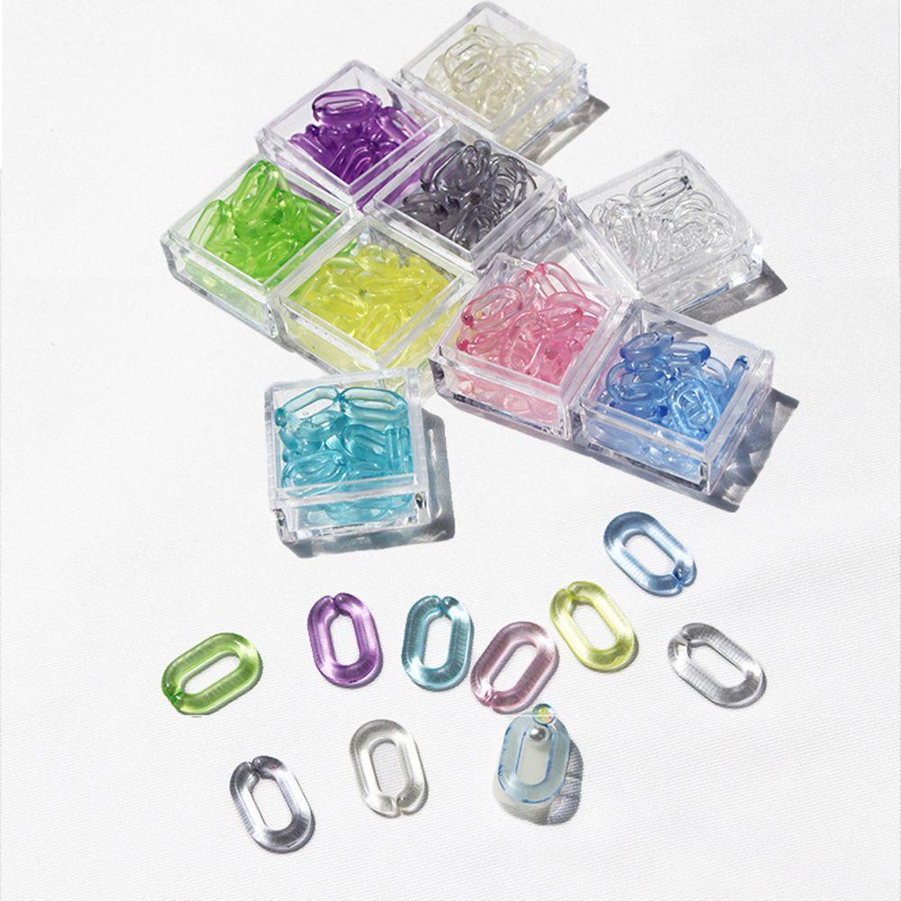 Set 50 Phụ Kiện Trang Trí Móng Tay Nghệ Thuật|Móc Khóa Hình Oval Dùng Làm Móng Nghệ Thuật DIY