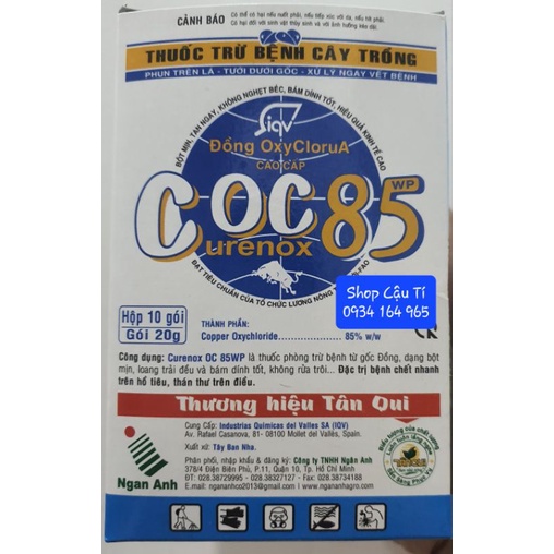 Coc 85 Urenox chuyên ngừa bệnh cho cây trồng (Gói 20g)