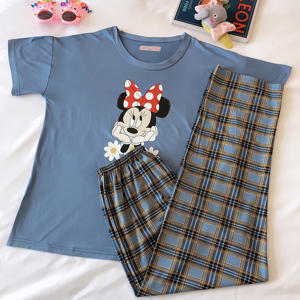 Đồ Bộ Nữ- Bộ Mặc Nhà Chất Liệu Vải Thun Cotton 100% Dáng Suông Cực Ngầu Dễ Thương Guu DN12 | BigBuy360 - bigbuy360.vn