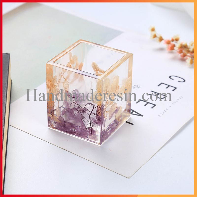 Khuôn silicon làm ống để bút hình tròn, vuông