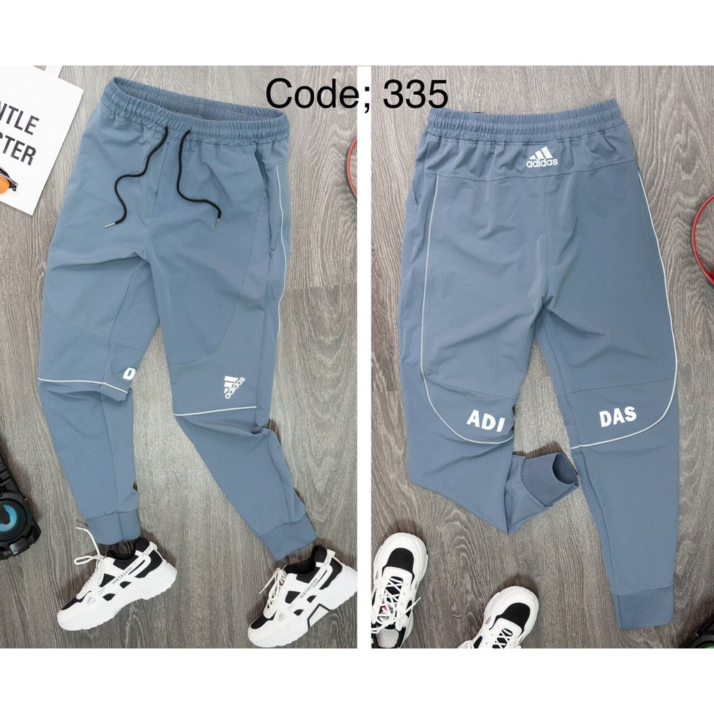 Quần jogger thể thao gió nam nữ, Quần thể thao nam thu đông nam chất gió cao cấp hàng vnxk