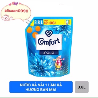 NƯỚC XẢ VẢI COMFORT 1 LẦN XẢ HƯƠNG BAN MAI TÚI 3,2L & 3,8L