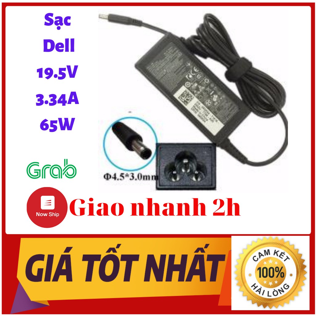 Sạc Laptop Dell Chân Kim Nhỏ 19.5V - 3,34 Chính Hãng Dành...