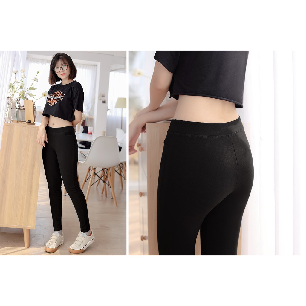 Quần legging nữ co giản 4 chiều.