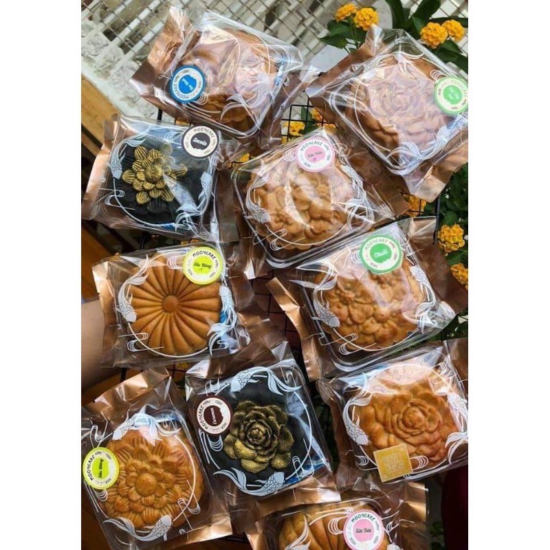 Khay +Túi bánh TRUNG THU 200g nhiều mẫu (sét 100 cái 1 mẫu)