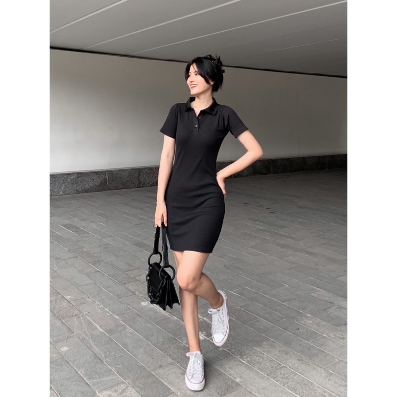 Đầm ôm body Cổ Polo - Cổ Trụ | BigBuy360 - bigbuy360.vn
