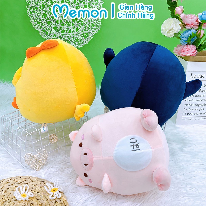 Bộ Bốn Gấu Bông Thú Hàn Dễ Thương Cao Cấp Memon