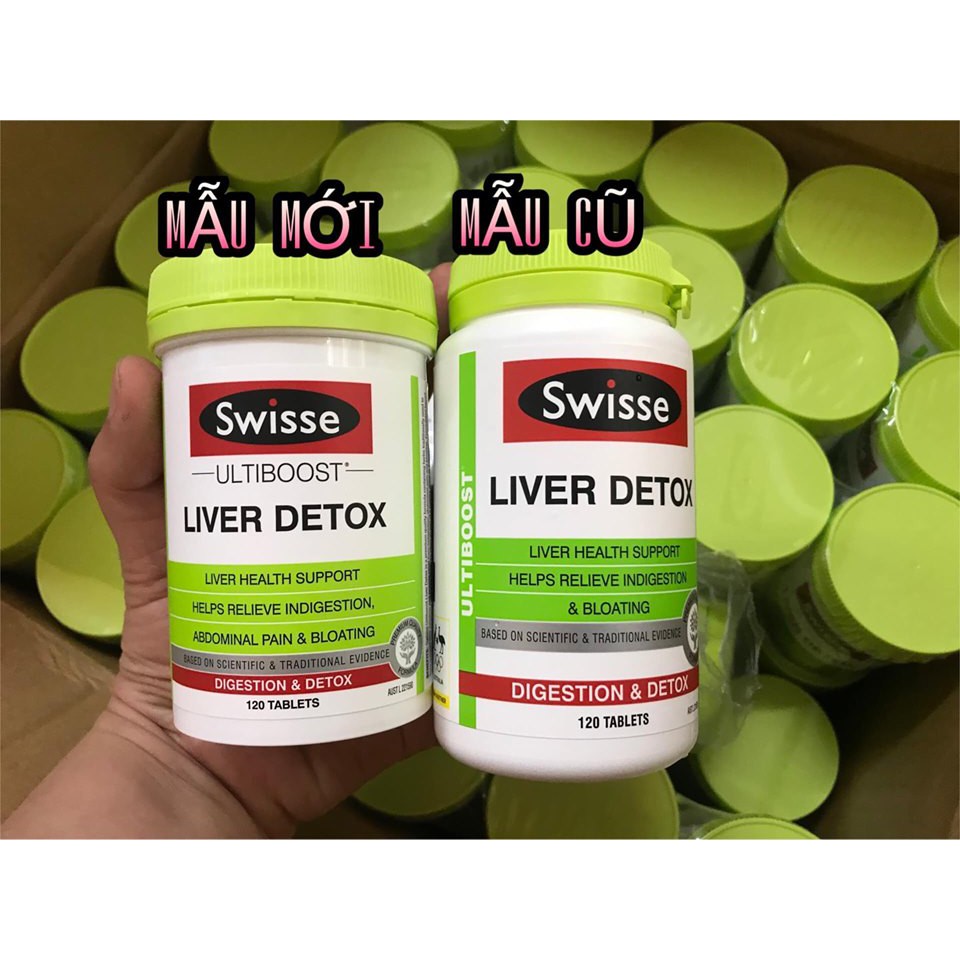 Viên uống Liver Detox Swisse 120 viên