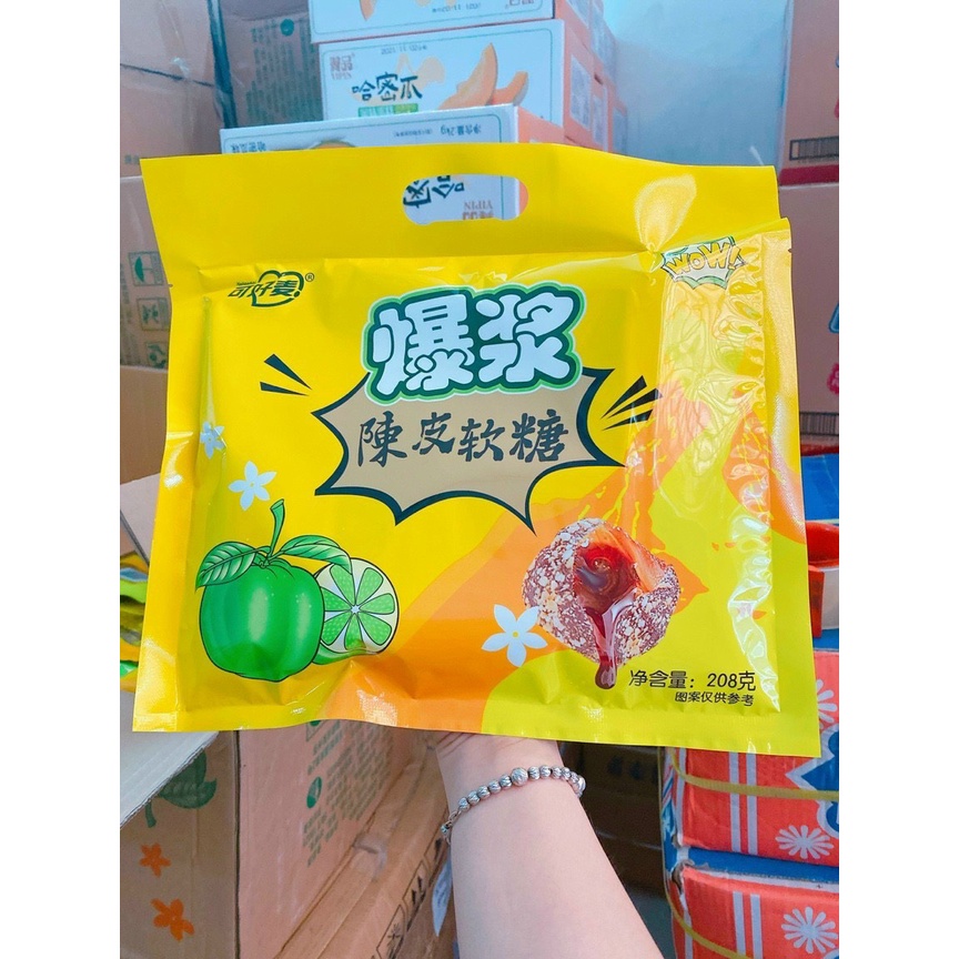 [HOT Tiktok] Kẹo dẻo xí muội ô mai quýt / chanh muối nhân chảy siêu ngon - Hongkong
