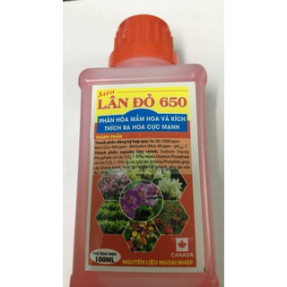 phân bón lá Siêu lân đỏ dạng nước 650 lọ 100ml