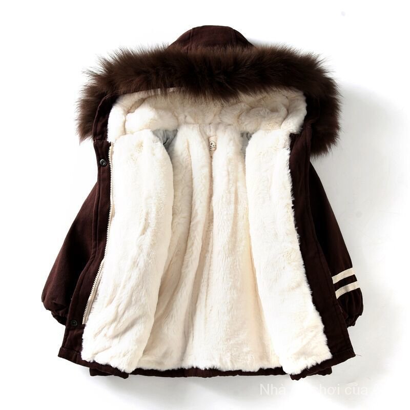 Girls Clothes Winter Coat Pike Kids Clothes Coat Children Thick Cotton Velvet
