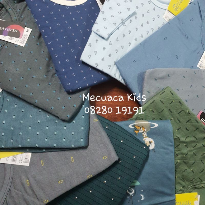 Bộ ngủ mặc nhà dài tay cotton modal chất mềm, mỏng, co giãn xuất Hàn cho bé trai