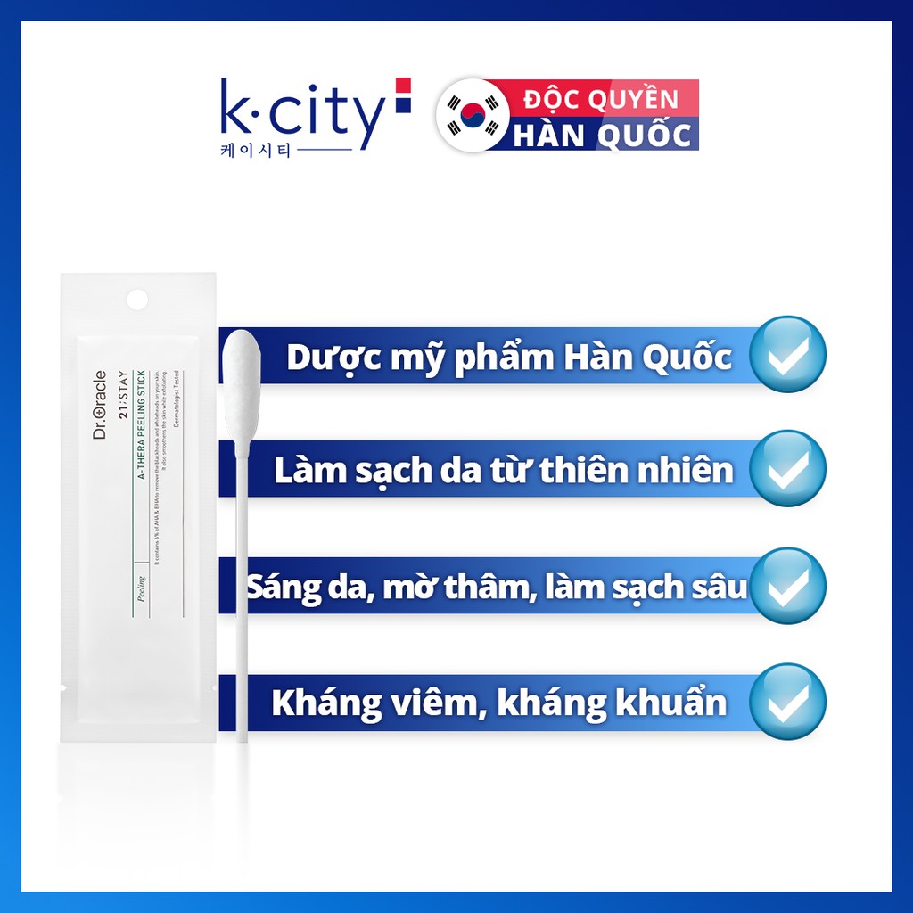 Thanh Tẩy Tế Bào Chết AHA - BHA Hàn Quốc 21STAY A-Thera Peeling Stick (Lẻ 1 Thanh) | BigBuy360 - bigbuy360.vn