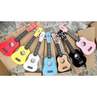 Đàn ukulele soprano size 21 inch nhiều hình phụ kiện cơ bản
