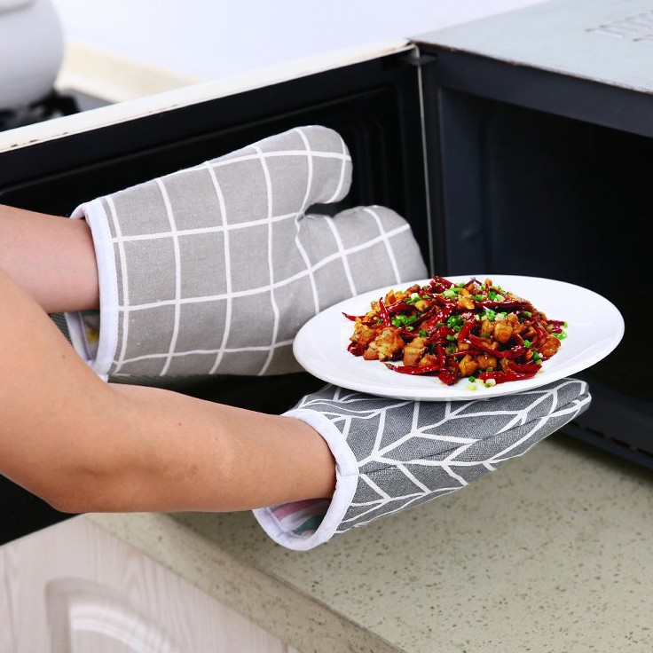 Bao tay carô chống nóng (giá bán 1 cái)