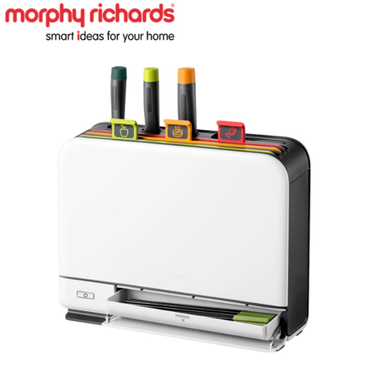 Bộ Dao Thớt Morphy Richards MR 1001 Khử trùng Diêt Khuẩn Sấy Tia UV