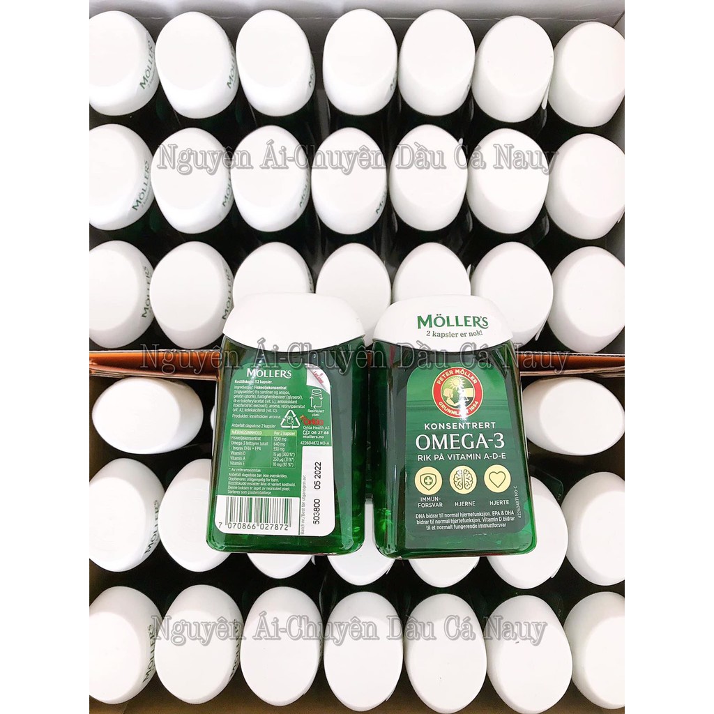 Dầu Cá Omega3 Moller Nội Địa Nauy-Hộp 112/Viên | Thế Giới Skin Care