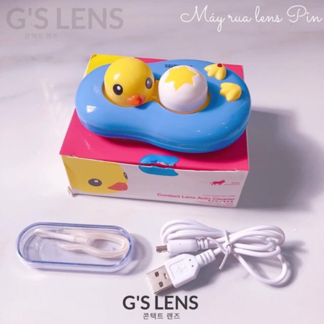 Máy rửa lens bằng pin+ dây