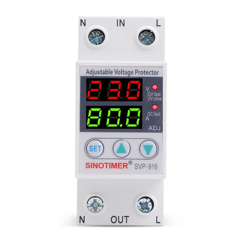 Rơ le bảo vệ điện áp Svp916 220v 40/63/80a