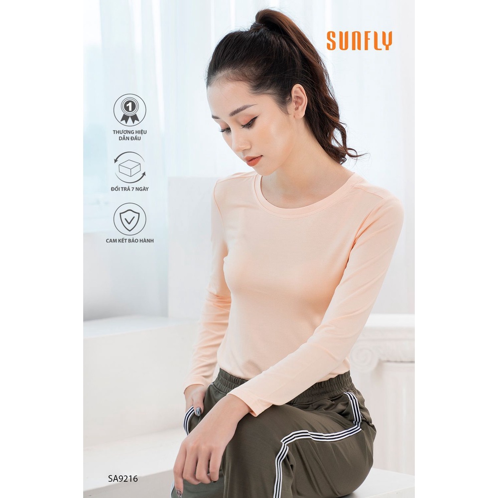 SA9216 ÁO GIỮ NHIỆT CỔ TRÒN SUNFLY