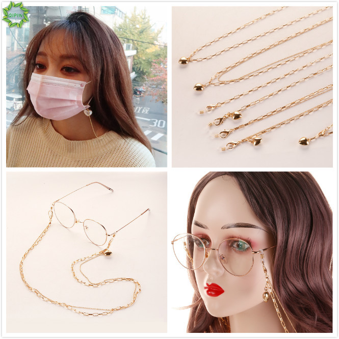 Dây Đeo Khẩu Trang/Mắt Kính Đa Năng Chống Thất Lạc Trang Trí Hình Trái Tim Ngọc Trai Thời Trang | BigBuy360 - bigbuy360.vn