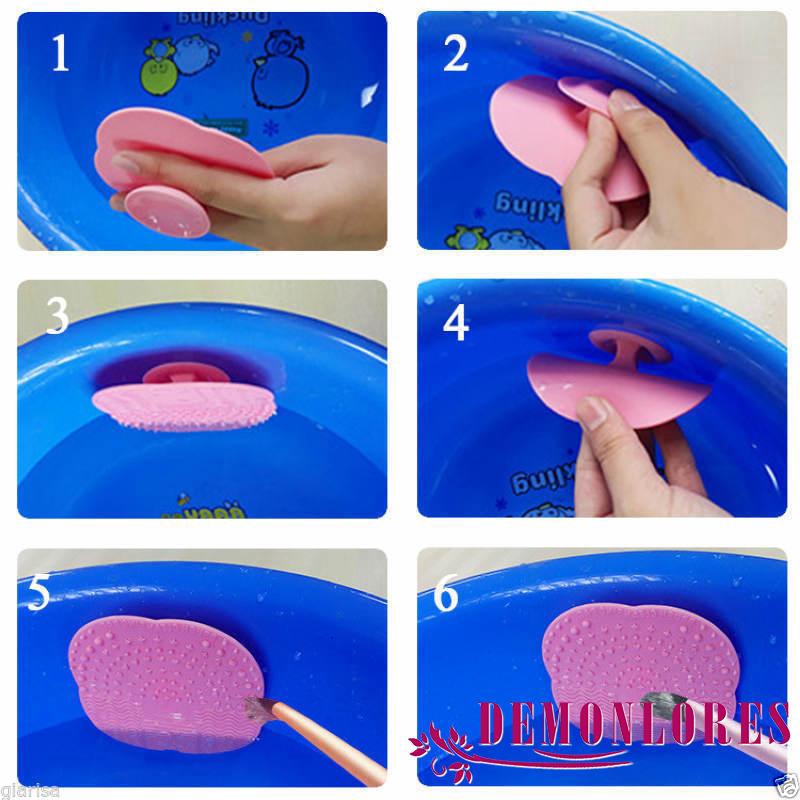 Thảm Silicone vệ sinh cọ trang điểm chuyên dụng