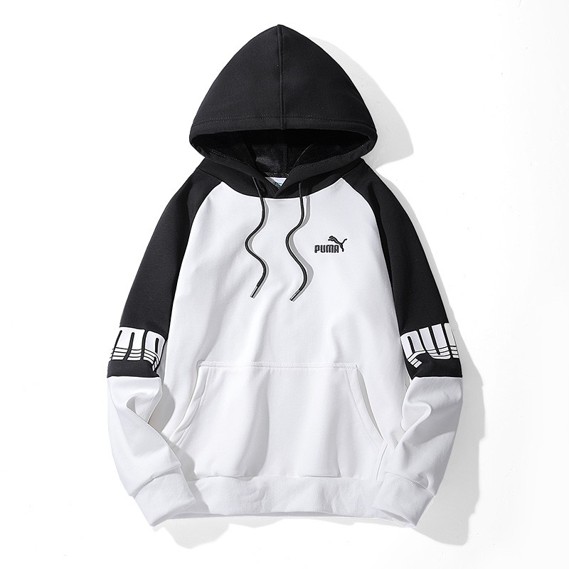 Áo Hoodie Puma Tay Dài Chất Liệu Cotton Dày Dặn Phong Cách Retro Cho Nam Giới