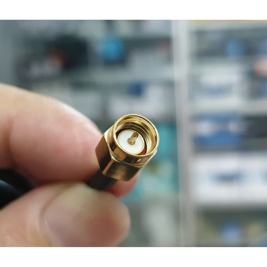 Anten thu sóng 3G/4G chuẩn TS9/SMA 15dBi thân 30cm cáp dài 3m