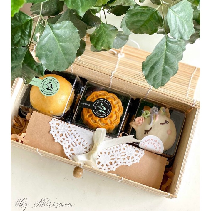 Hộp tre/Hộp mành tre đừng quà tết